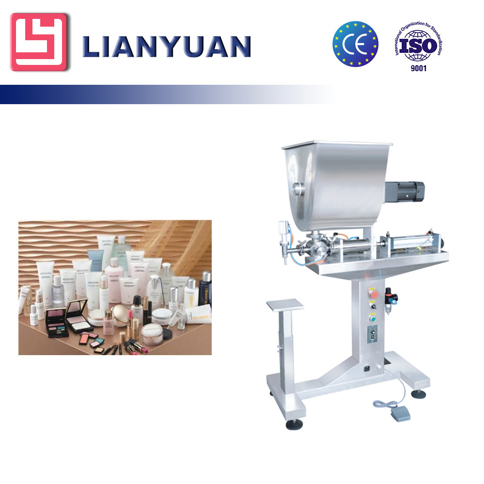 G1LGDB100-5000 Single head paste filling machine with mixer